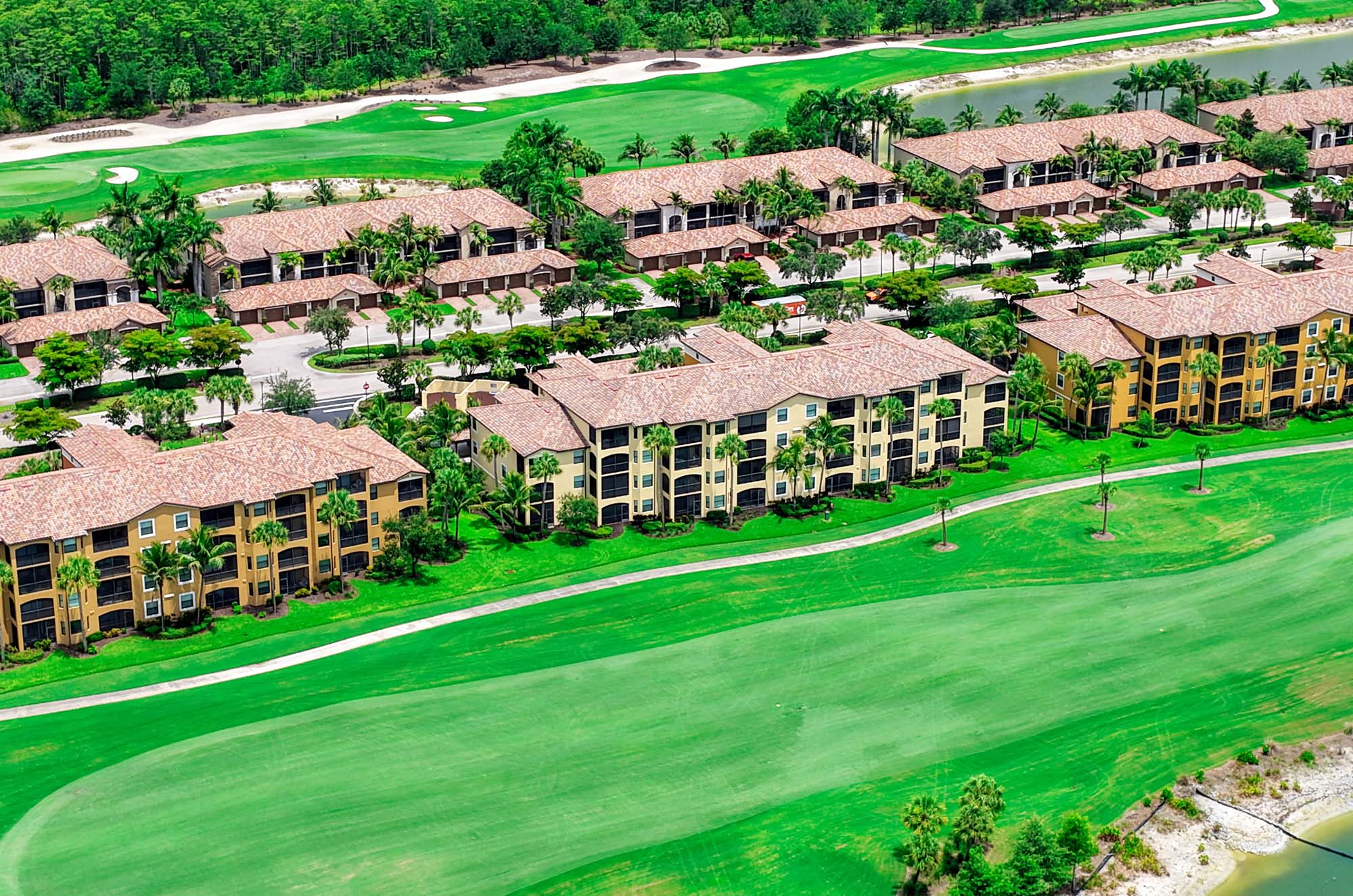 11 aerial drone photograph in Naples or Marco Island, Florida